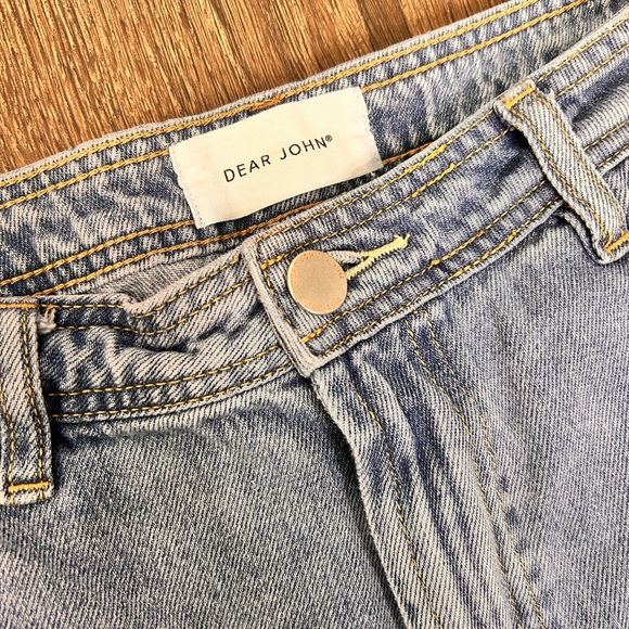 Dear John Women’s‎ 26 Hudson
High Rise Cargo Straight Leg Denim Jeans Light Blue - Picture 5 of 9